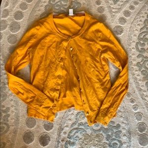 Banana Republic marigold cardigan, S